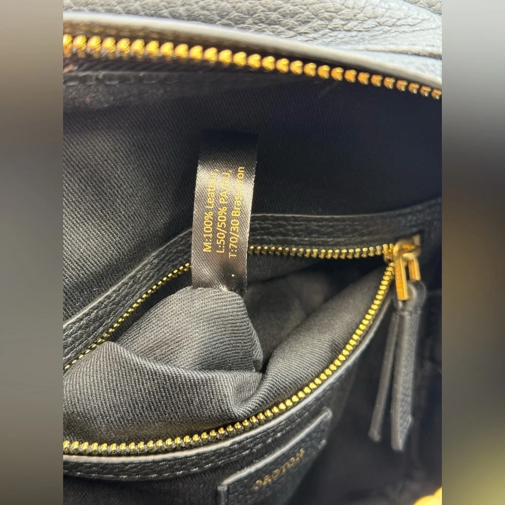🆕 OROTON 🧿 NWOT Lilly Small Backpack, Black Leather
